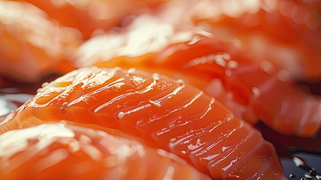 close up of sushi on the table Selective focus