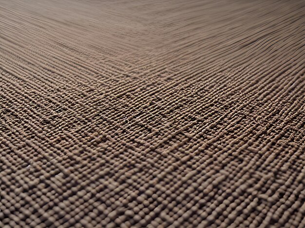 Photo a close up of a textured rug with wooden beads.