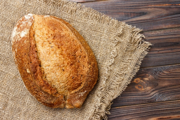 Close-up of traditional fresh bread