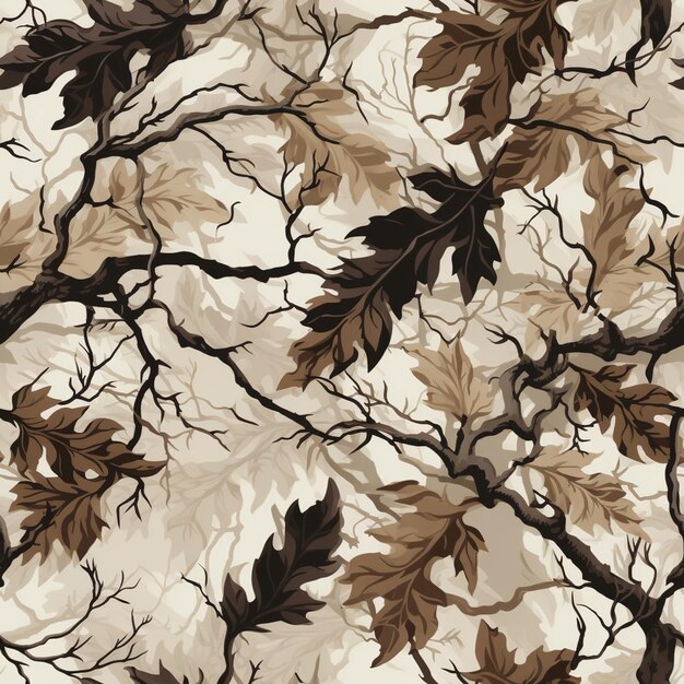 a close up of a tree with leaves on a white background generative ai