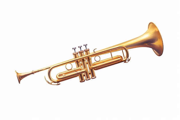 a close up of a trumpet