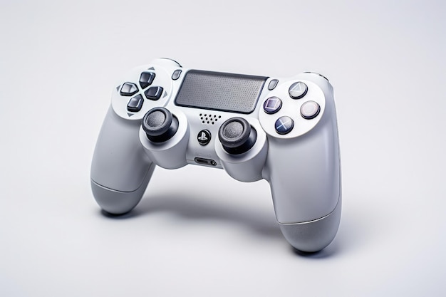 A close up of a video game controller