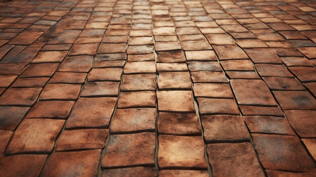 Close Up View of Brick Floor