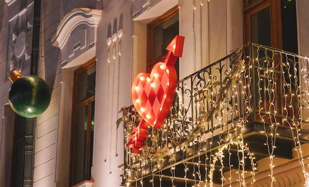 close up view christmas decorations