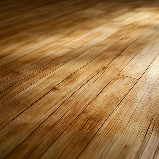 Photo a close up view of a wooden floor in a room