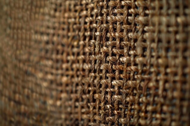 Close Up View of Woven Material