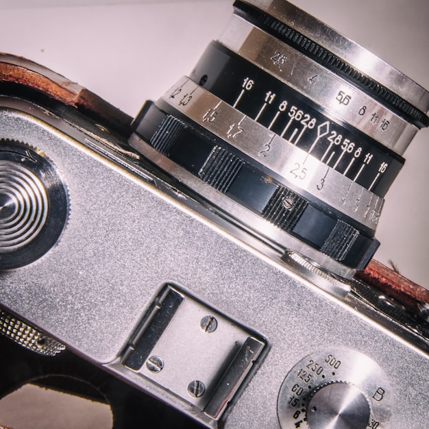 Photo close-up of vintage camera