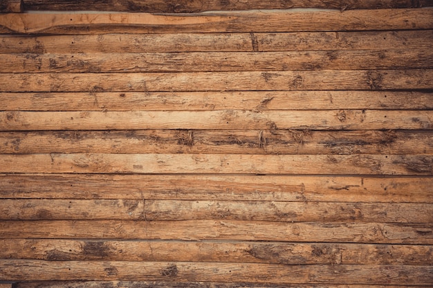 Close up of wall made of wooden planks