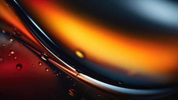 A close up of water droplets on a black background