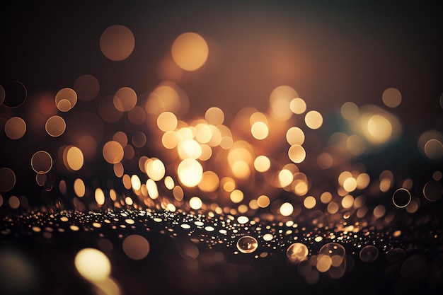 A close up of water droplets on a dark background