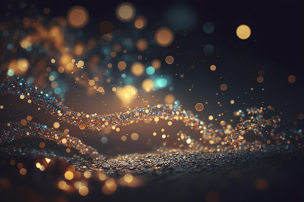 A close up of water droplets with a blurry background