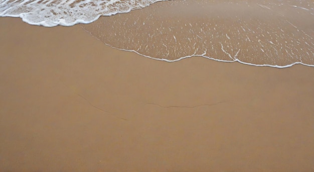 a close up of a water and sand beach