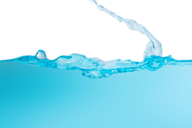 Close-up of water splashing against white background