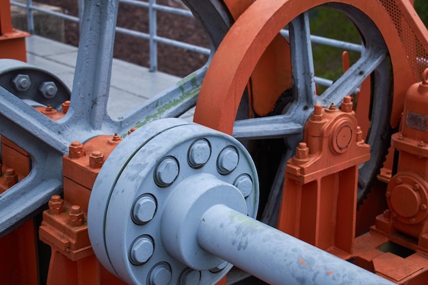 Photo a close up of a wheel with the word 