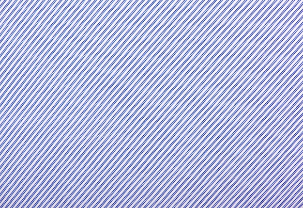 Close up of white and blue striped textile background.