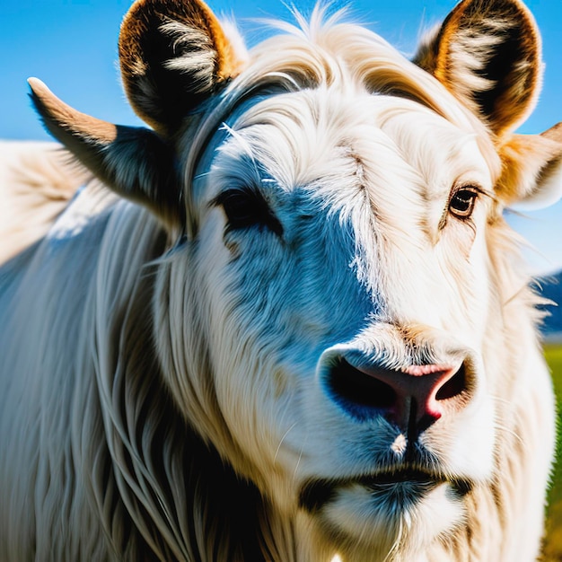 Close up White Buffalo