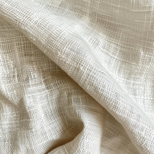 Photo a close up of a white cloth