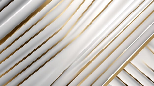 a close up of a white and gold striped background with a black background generative ai