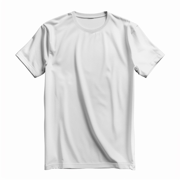 a close up of a white t shirt on a white background generative ai