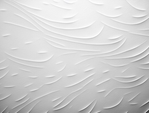 A close up of a white wall with a pattern of wavy lines generative ai