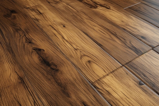 A close up of wood laminate floor