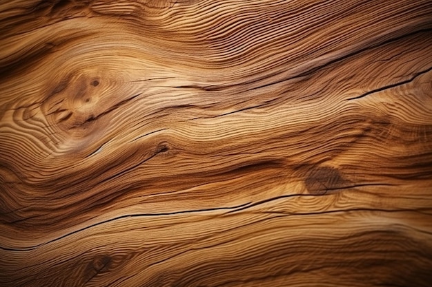 A close up of a wood table with the wood grain texture.