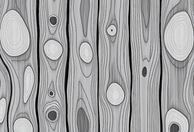 Photo a close up of a wooden fence with a few circles on it