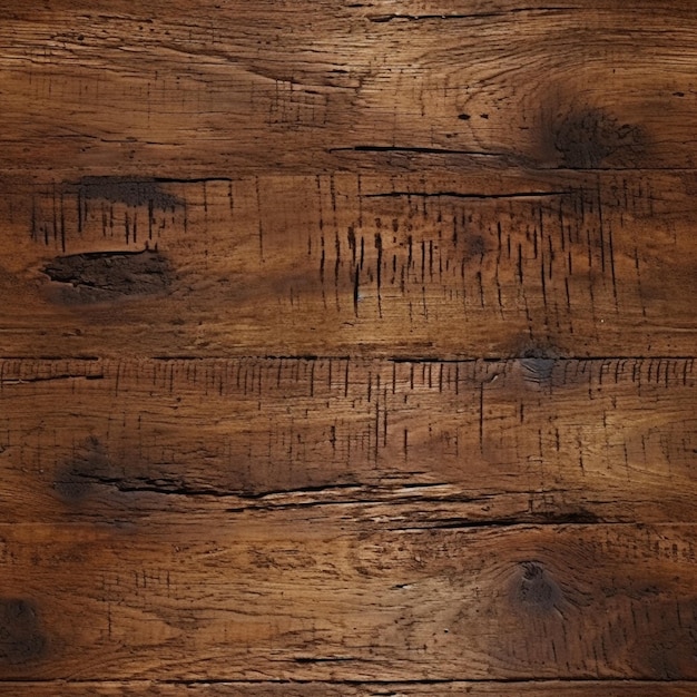 a close up of a wooden floor with a brown stain generative ai