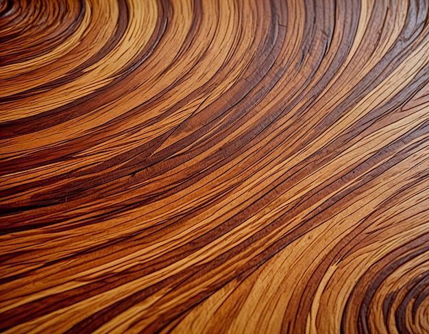 Photo a close up of a wooden surface with a brown and brown pattern