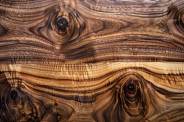 Photo a close up of a wooden surface with a brown and brown pattern