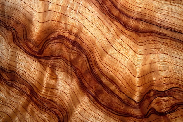 Photo a close up of a wooden surface with a natural pattern