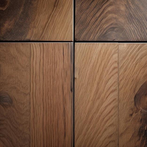 A close up of a wooden table with different wood grain.