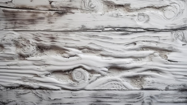 A close up of a wooden table with white wood texture.