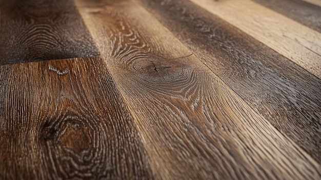 Photo a close up of a wooden table with a wooden surface