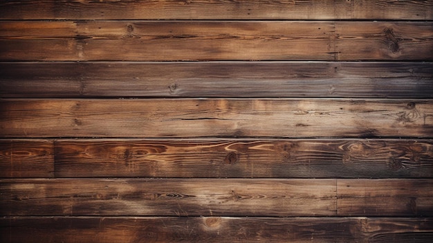 a close up of a wooden wall with a brown stain generative ai