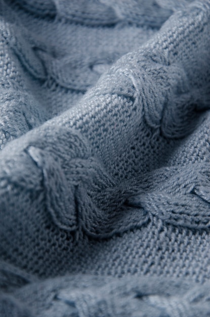 Close up on wool texture details