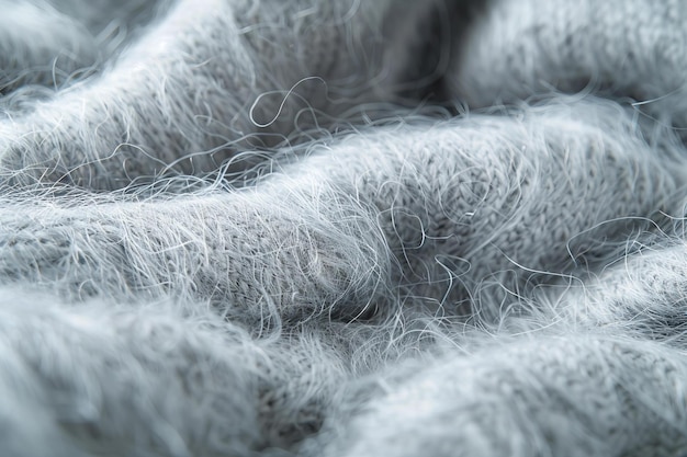 Photo close up of a woolen piece of wool