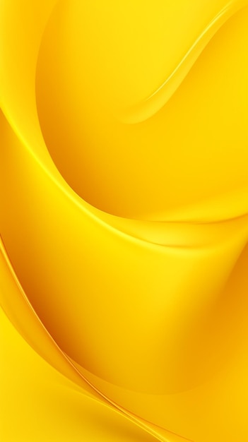 A close up of a yellow background with a curved design generative ai