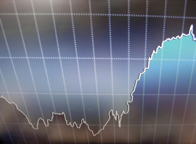 Close upfinancial chart in the backgroundbusiness background