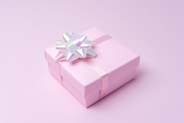 Close view of gift box