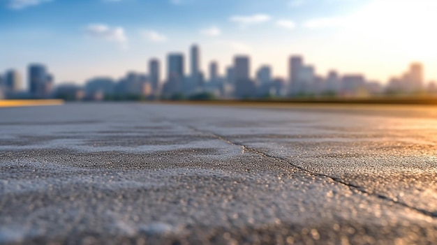 a close view of the road structure