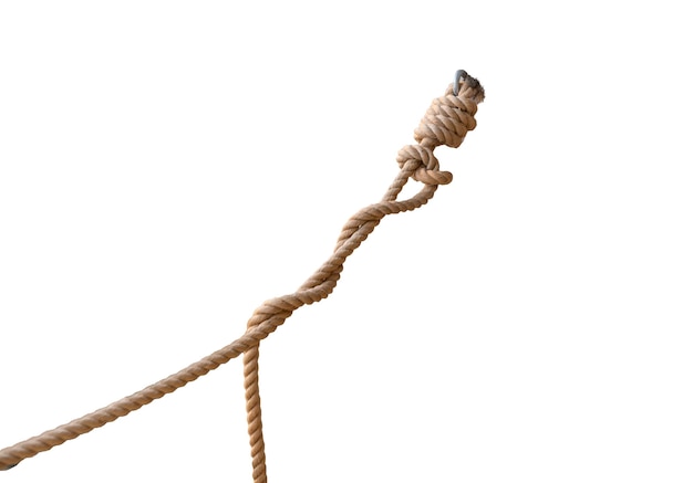 Close view rope texture