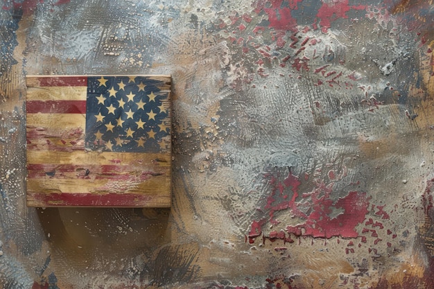 CloseUp of American Flag with Detailed Stars and Stripes Showcasing Patriotic Symbolism and Nation