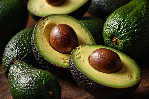 CloseUp Avocado Texture