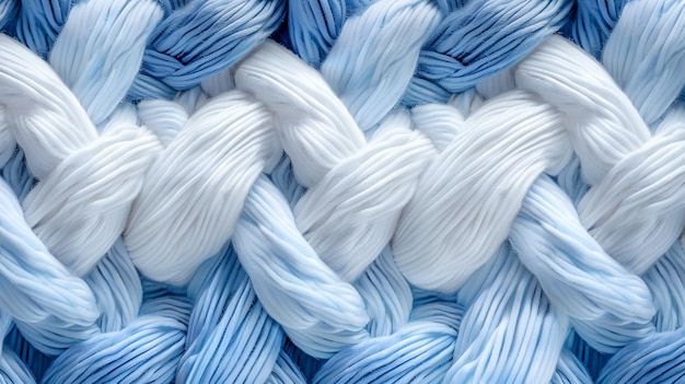 Photo closeup background pattern light pastel blue white yarn yarn threads