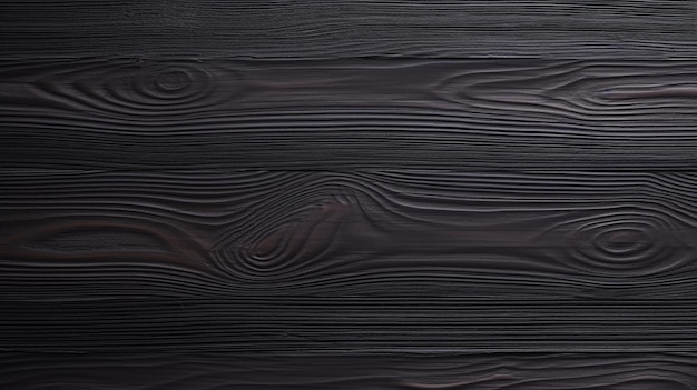 CloseUp Black Wooden Background in Stylish Design