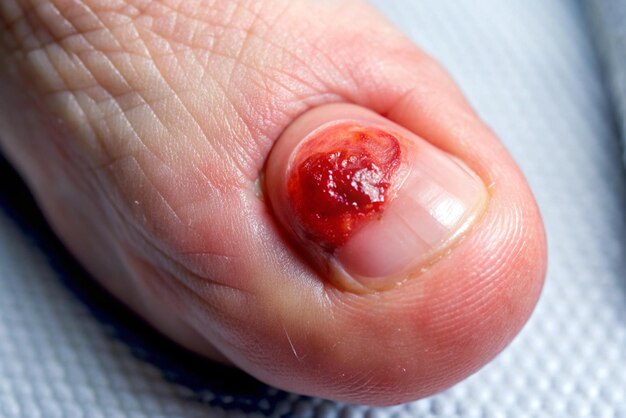 Photo closeup of blood blisters intriguing skin abnormalities image