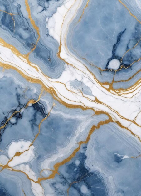 Closeup of a blue marble texture