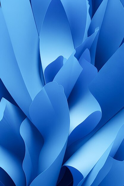 closeup blue petals macro nature Generated by AI