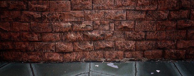 Closeup of brick wall texture for background